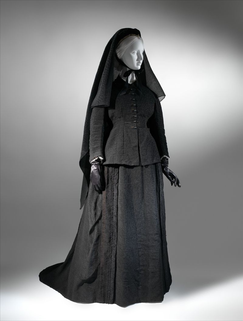 Widow's Strict Mourning Attire