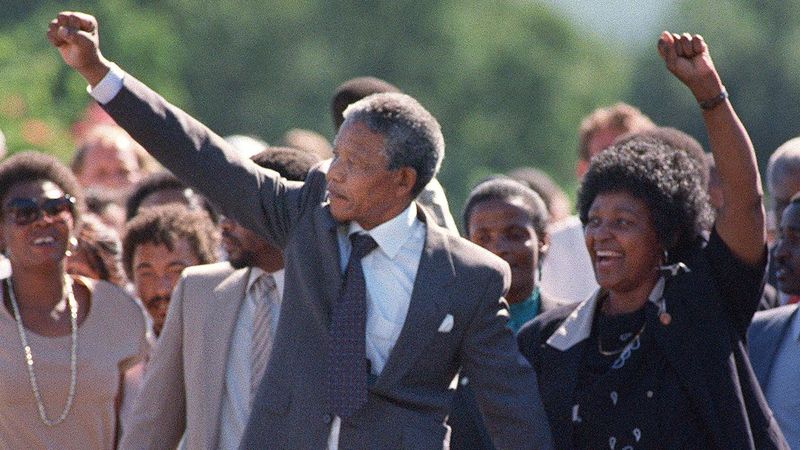 February 11, 1990 – Nelson Mandela Released from Prison