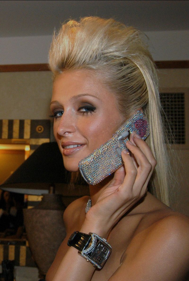 Blinged-Out Flip Phones (2000s)
