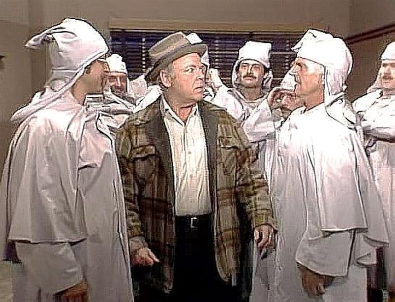 Archie’s KKK-like group – All in the Family