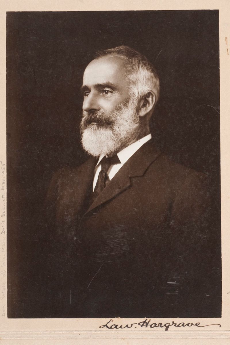 Lawrence Hargrave, Aviation pioneer, 1915