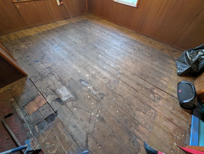 Scrubbing Floors—On Their Knees