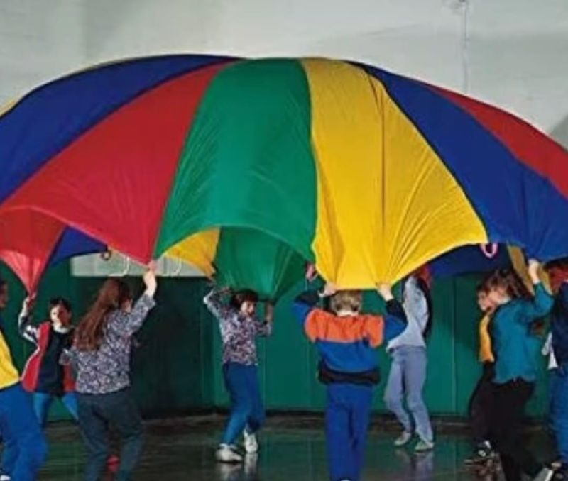 Gym Class Parachute Day