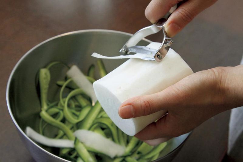 Peeling Mountains of Vegetables for Dinner