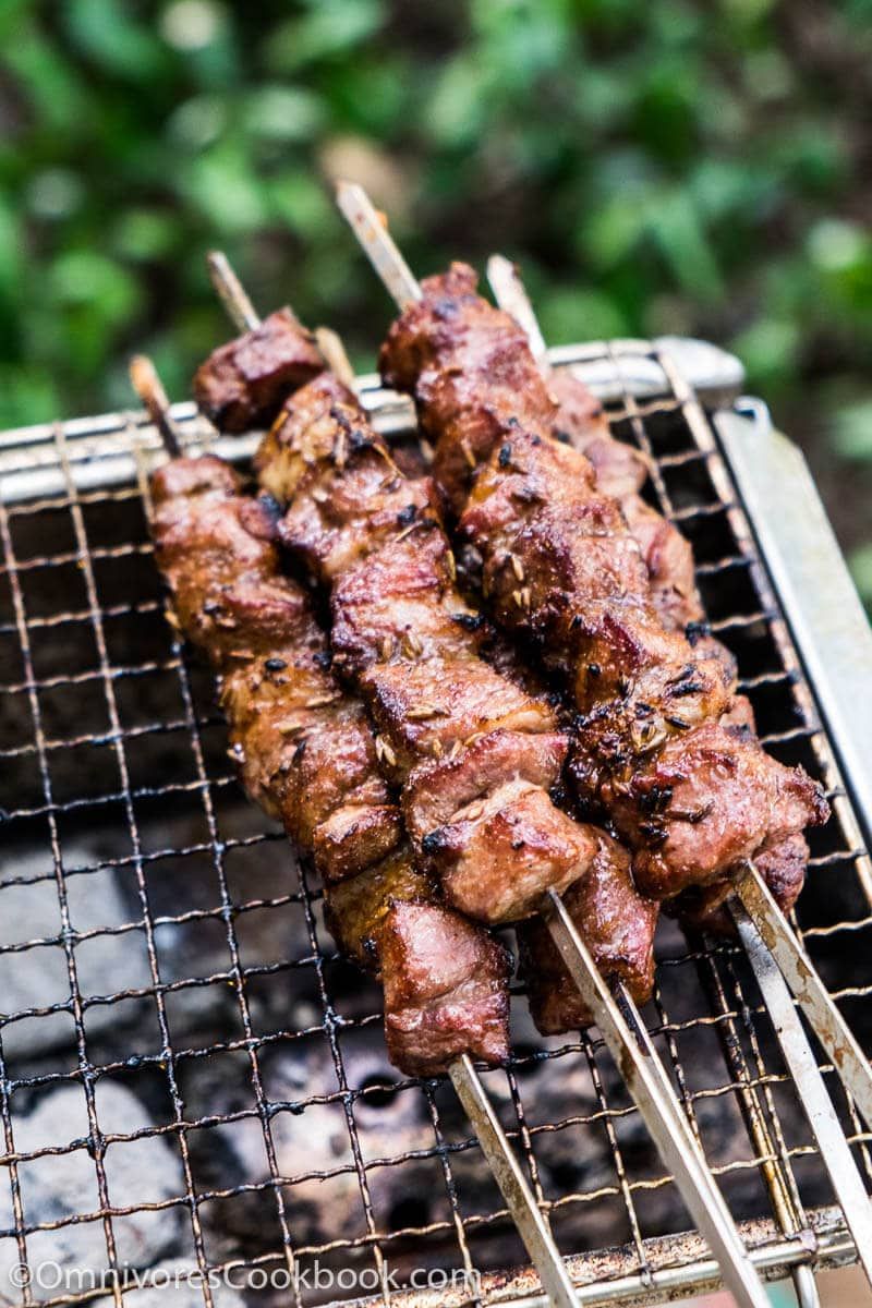 Kawap (Lamb Skewers)