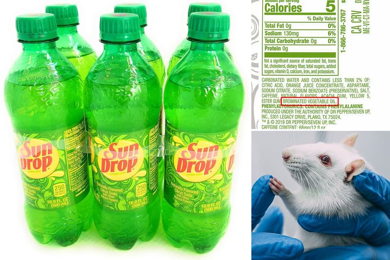Citrus Drinks with Brominated Vegetable Oil