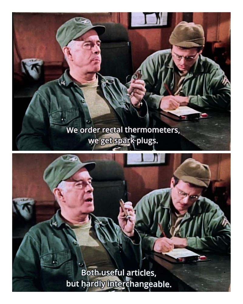 Colonel Potter's Fluctuating Family History