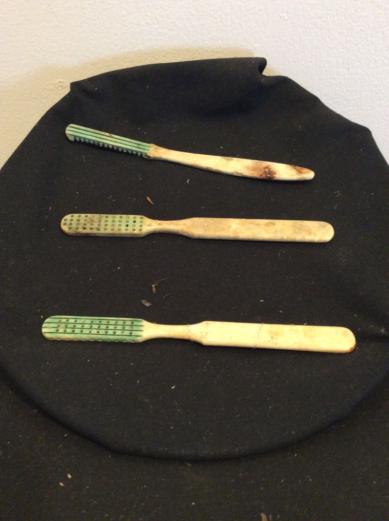 Toothbrushes (1920s: Boar Bristle Brushes)