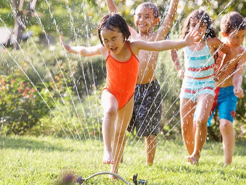 Running Through the Sprinkler