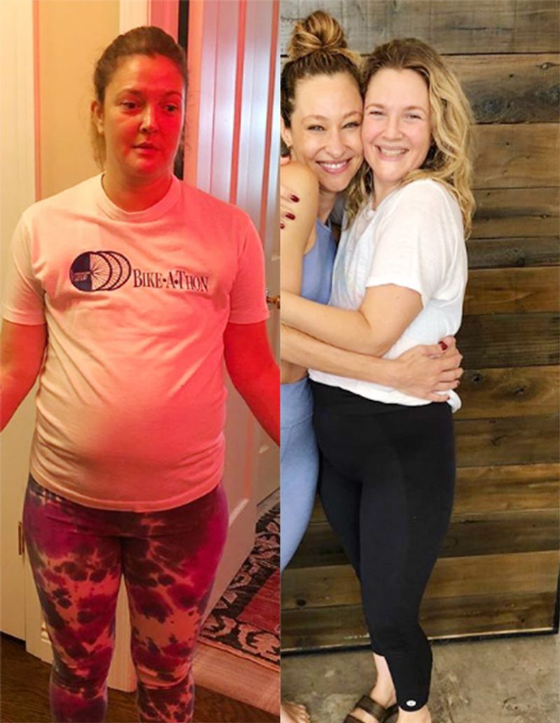 Drew Barrymore – 20+ Pounds Lost as a Mom of Two