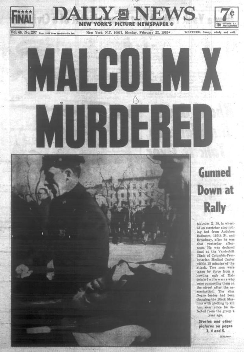 Malcolm X Assassinated (February 21, 1965)