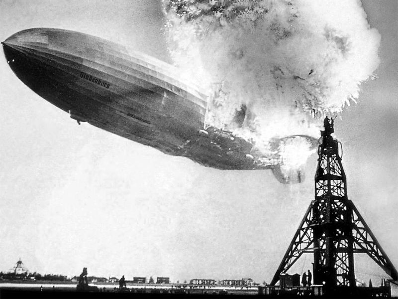 The Hindenburg (1937) – Hydrogen is Flammable