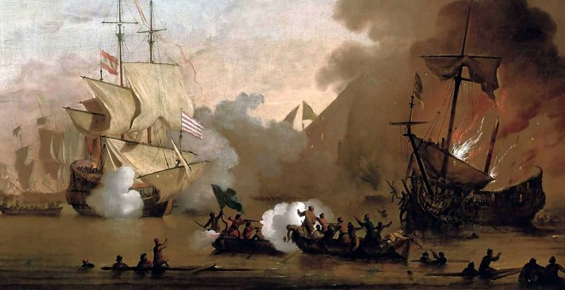 Barbary Pirates Raiding European Coasts