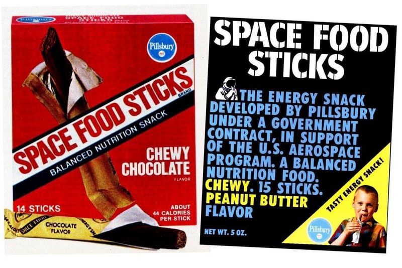 Space Food Sticks and Tang