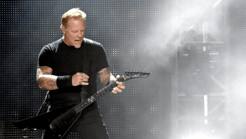 James Hetfield Falls Through a Trap Door—Mid-Song