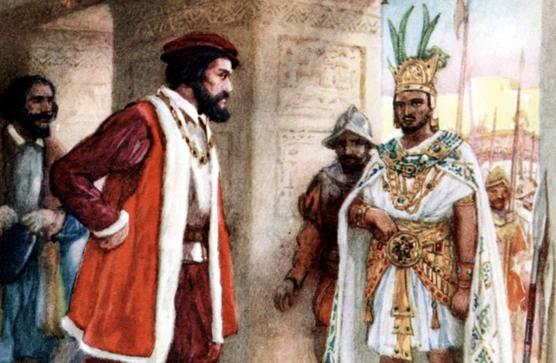 The Aztecs Believed the Spaniards Were Gods