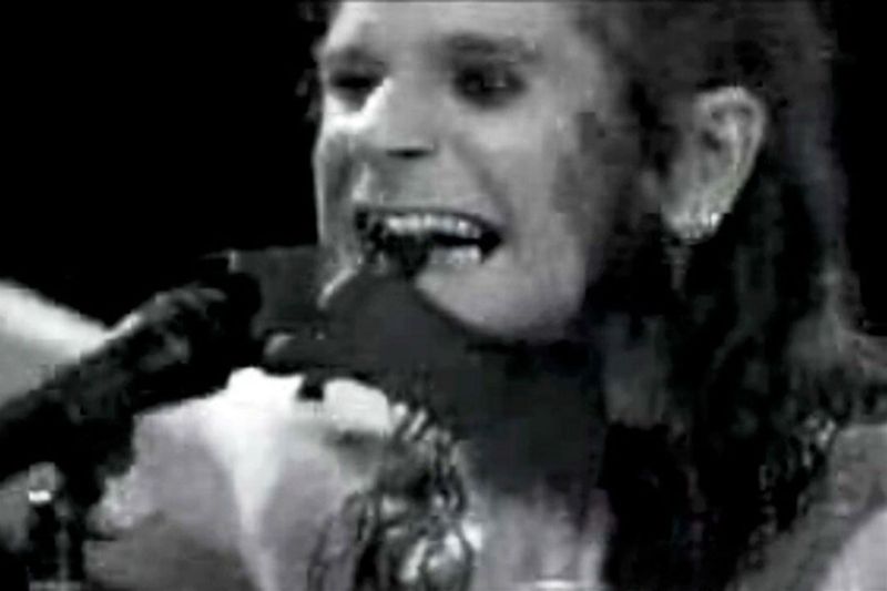 Ozzy Osbourne Bites a Bat (1982)