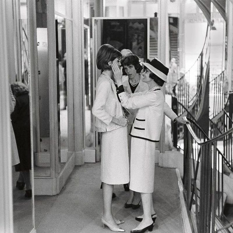 With Her Models, 1954