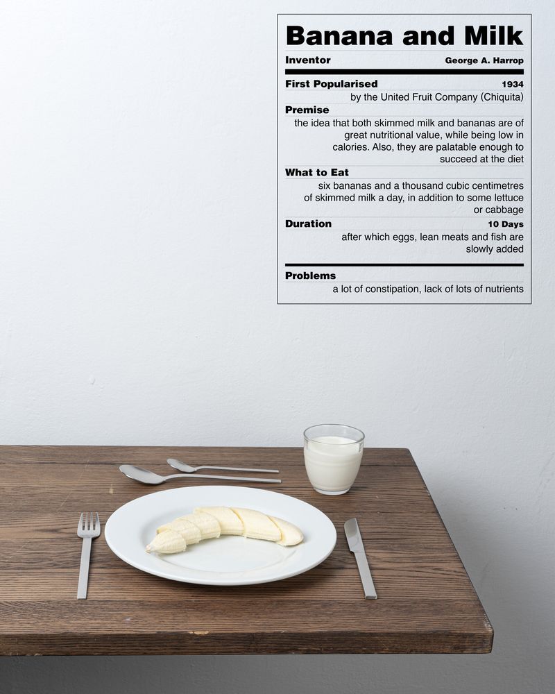 The Banana and Skim Milk Diet