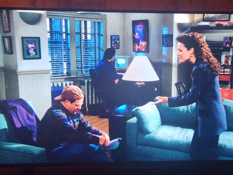 Jerry's Vanishing Computer on Seinfeld