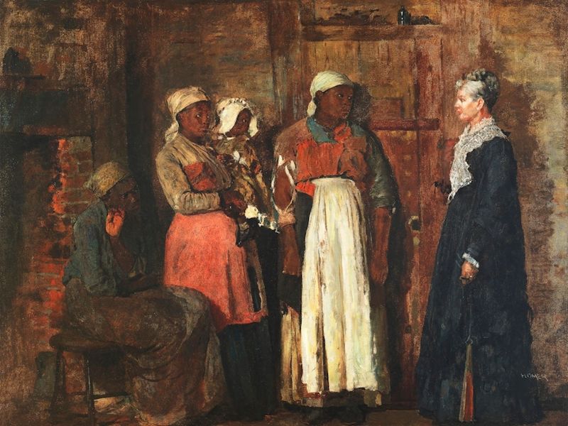 A Visit from the Old Mistress by Winslow Homer