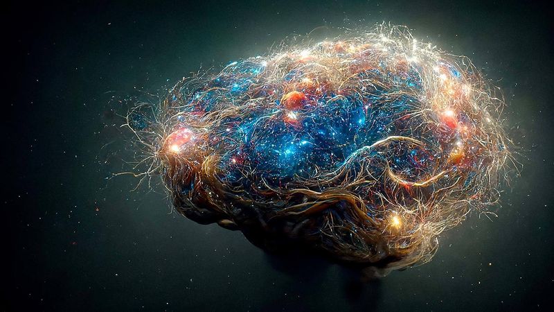 The Universe Is a Giant Brain