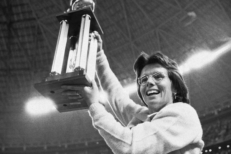 Billie Jean King Beats Bobby Riggs in the “Battle of the Sexes” (1973)