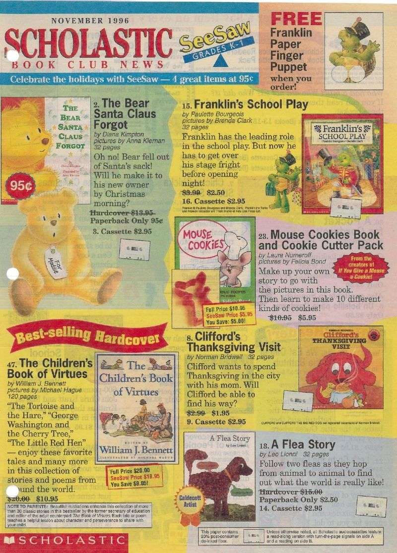 Getting a Scholastic Book Order Catalog