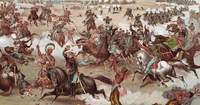 The Battle of Little Bighorn (1876) – They Died with Their Boots On (1941)