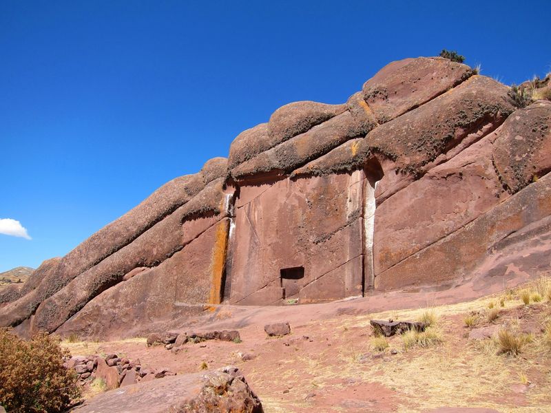 The Door of the Gods (Puerta de Hayu Marka, Peru)