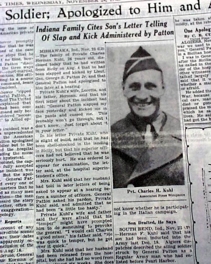 Patton Slapped a Soldier and Got Away With It