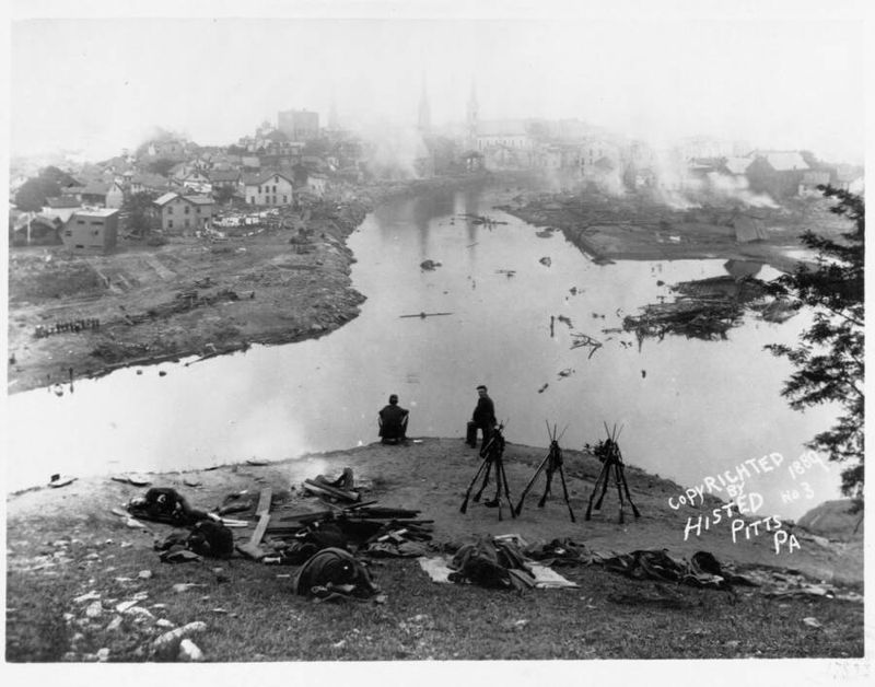 Survivors Turned to Makeshift Rafts