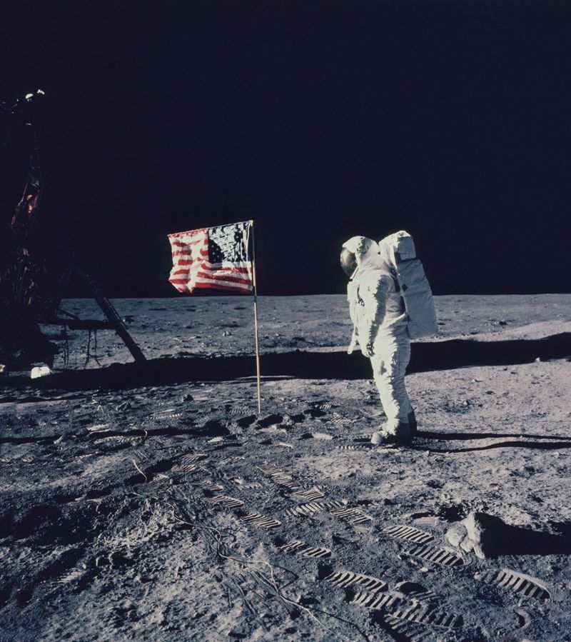 Neil Armstrong (1969, Moon)