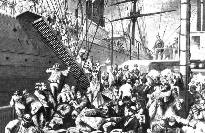 European Immigrants Traveled Together For Survival