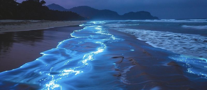 Bioluminescent Milky Sea