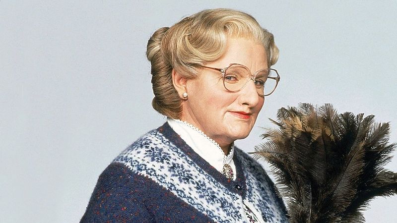Robin Williams – Mrs. Doubtfire and Schindler’s List Voice Work (1993)