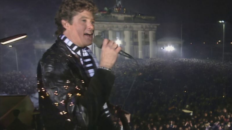 David Hasselhoff Sang “Looking for Freedom” on the Wall Weeks Later