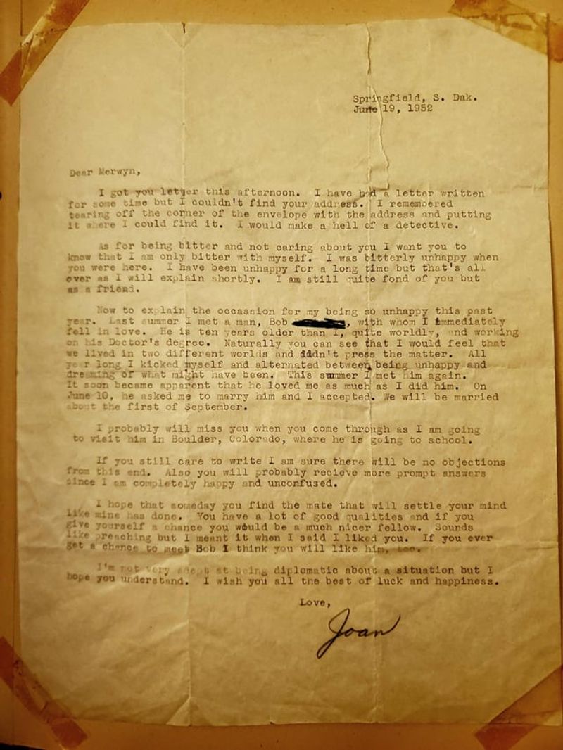 Breaking Up Required a Letter