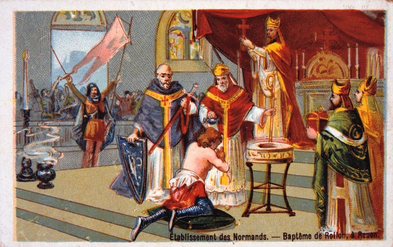 ✝️ Rollo Converted to Christianity