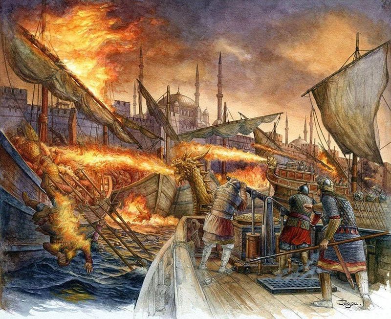 The Greek Fire of Byzantium